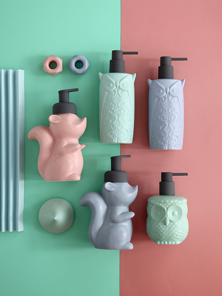 Keramisk Sæbe Dispenser med Egerndesign, 510 ml