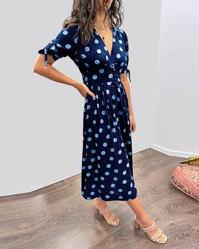 Bailey™ | Elegant Prikket Kjole
