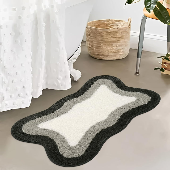 Skridsikker Mikrofiber Bademåtte med Gradientdesign