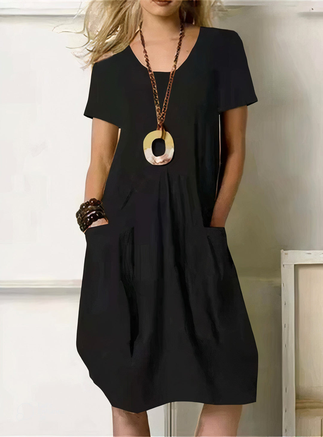 Evelyn™ | Afslappet Fit Kjole