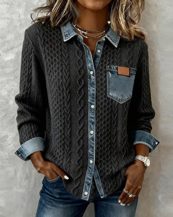 "Flora™ | Langærmet Bluse"