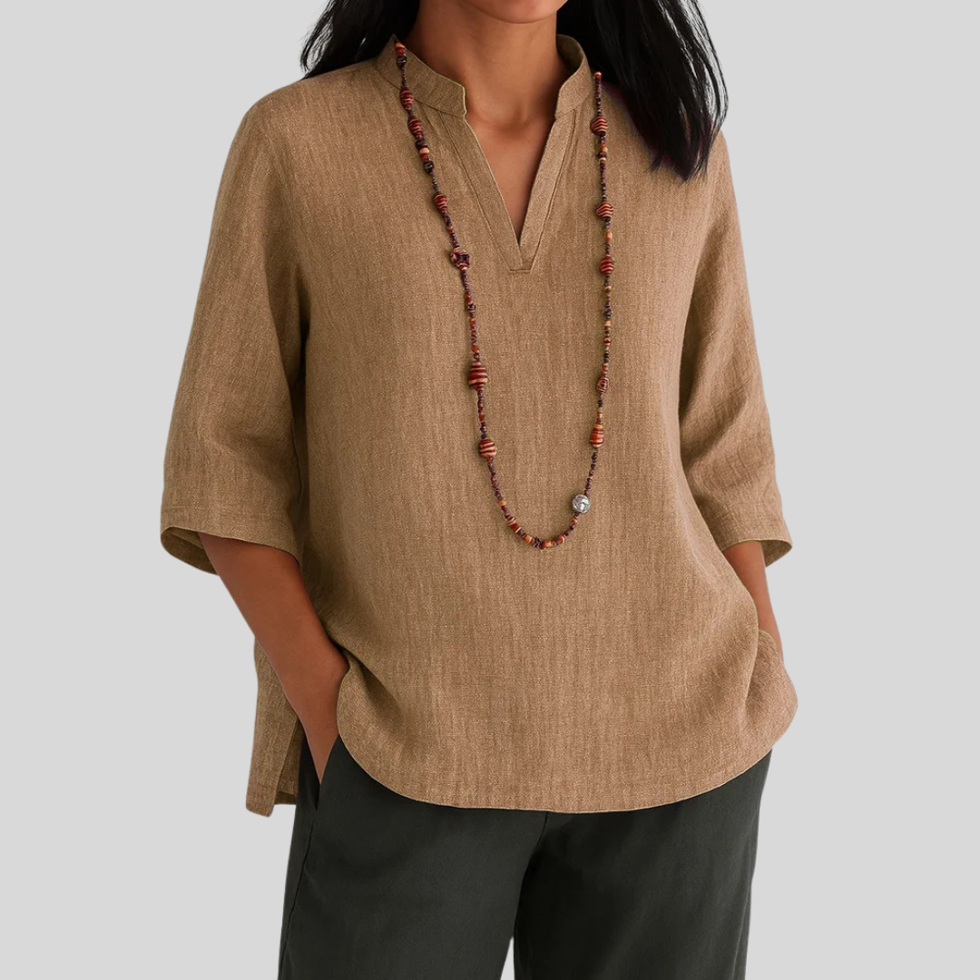 Claudia™ | Bluse med afslappet stil