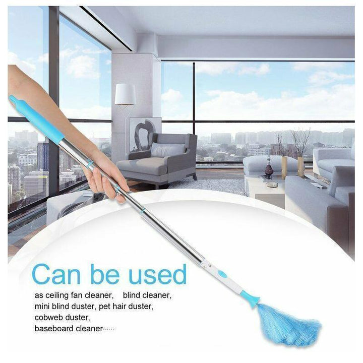 360° Elektrisk Spin Duster med Mikrofiberbørster