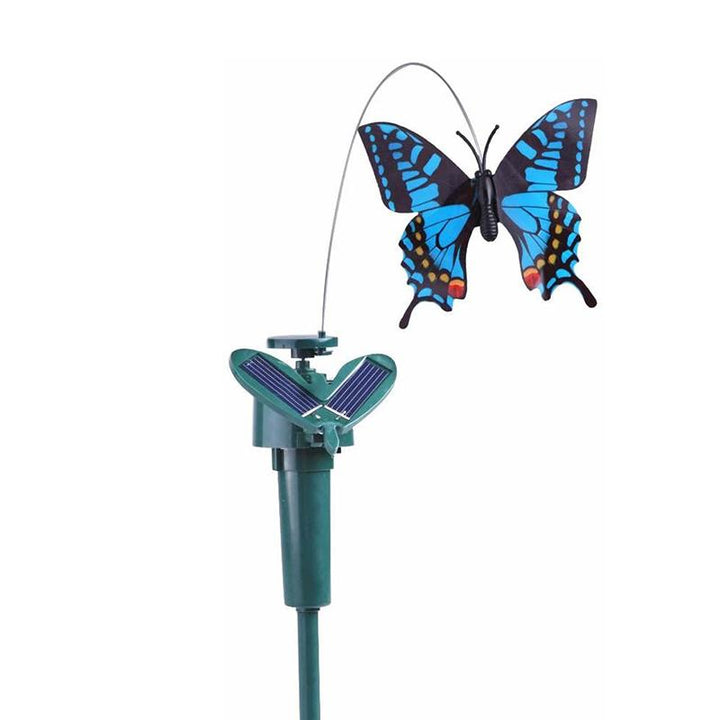 Solcelledrevet Dansende Kolibri og Sommerfugl Have Dekoration