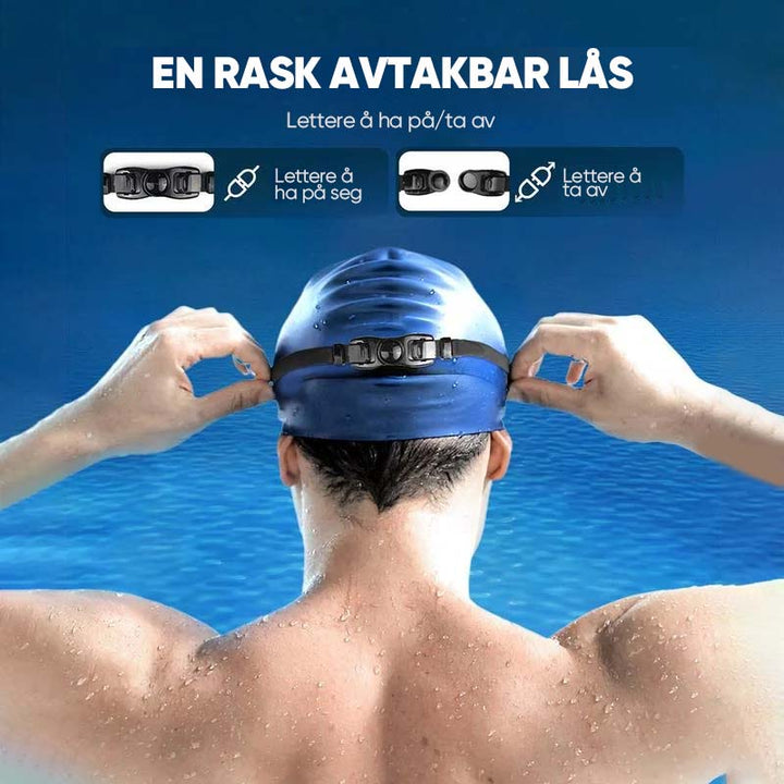 Anti-Dug Silikone Svømmegoggles med 180-Graders Udsigt