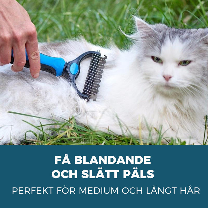 Groomingbørste til Hunde og Katte med Rustfrit Stålblad
