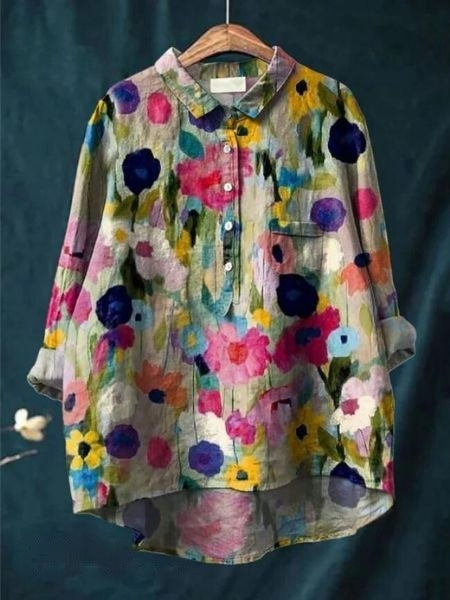 Monette™ | Blomstret Bluse