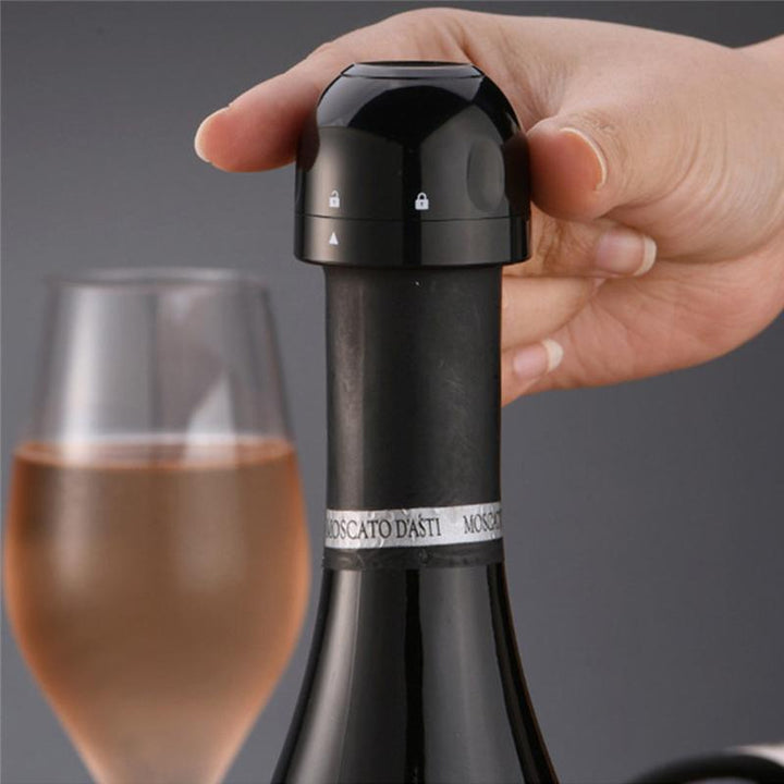 Genanvendelig Silikone Vin- og Champagneflaskeprop med Twist-Lock Tætning