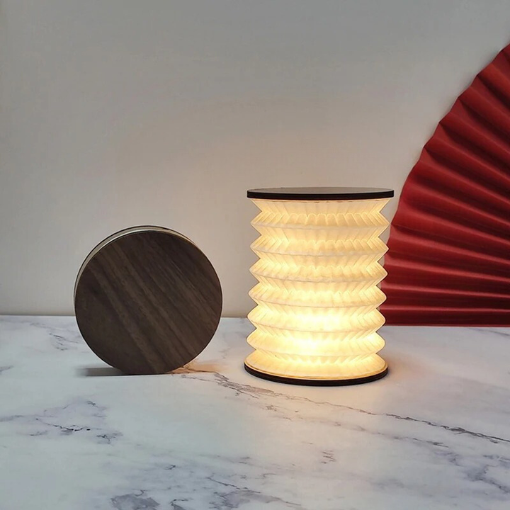 Foldbar Touch Control LED Lampe med USB Genopladeligt Batteri