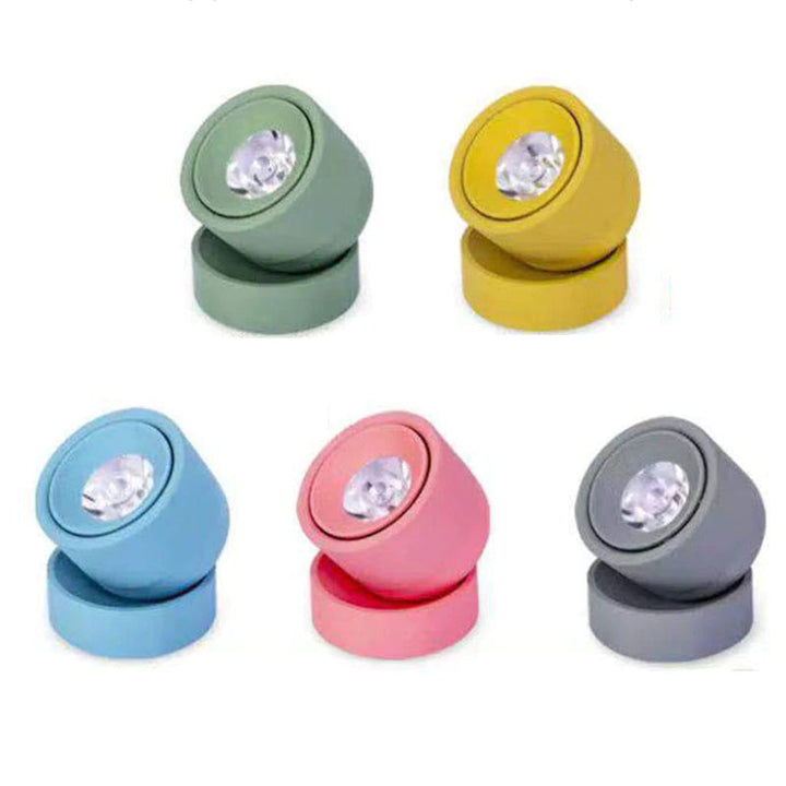 Dæmpbar Minimalistisk LED Spotlys med 340-Grad Rotation i Aluminium