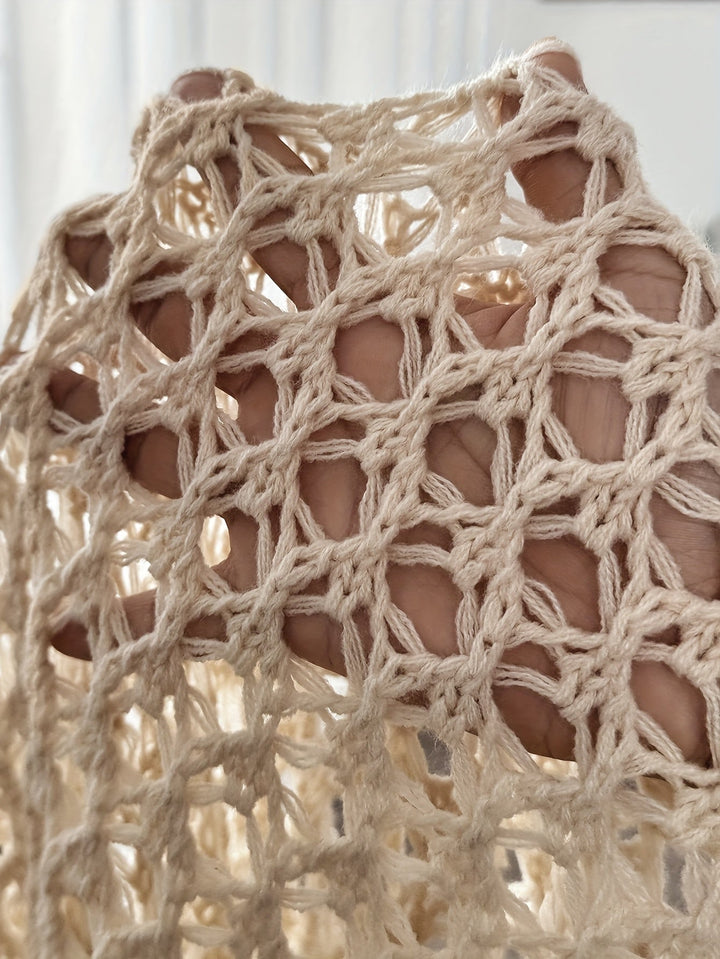 Sharon™ | Åben Strik Draperet Cardigan