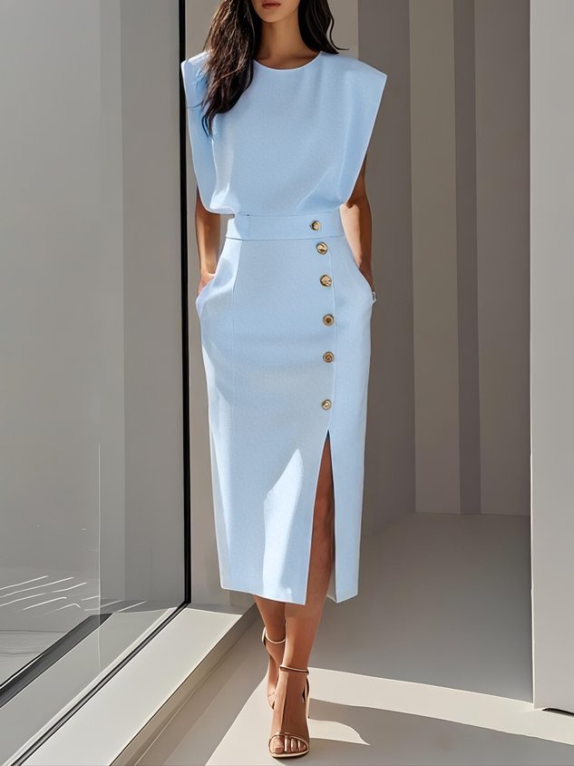 Aspen™ | Ubesværet Charme Midi Kjole