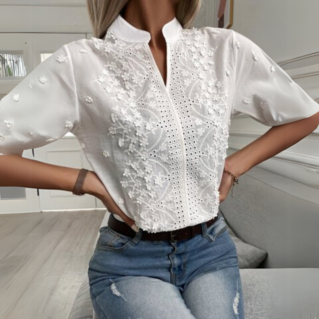 Allison™ | Elegant Tidless Bluse