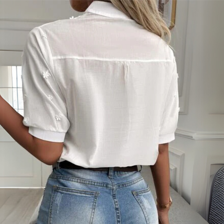 Allison™ | Elegant Tidless Bluse