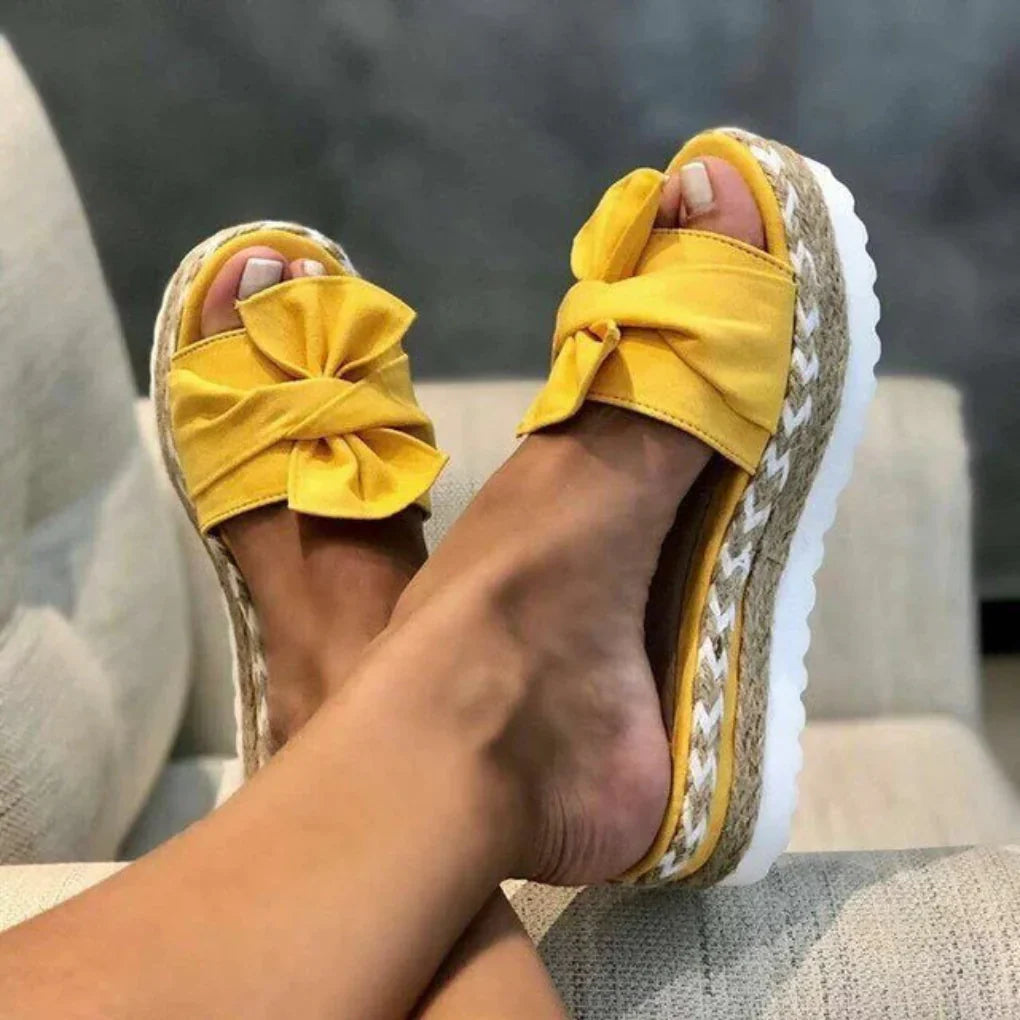 Nadine | Dame Forår Sløjfe Slip-On Sandaler