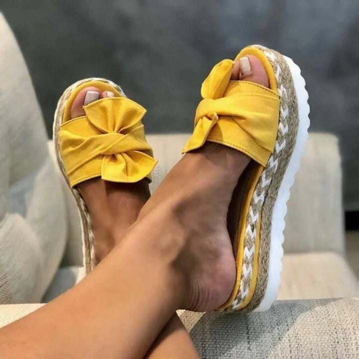 Nadine | Dame Forår Sløjfe Slip-On Sandaler