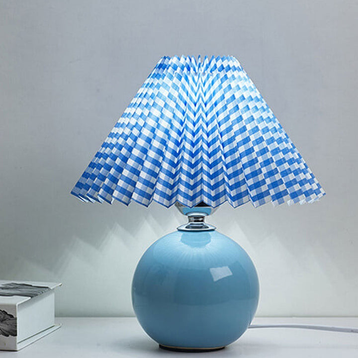 Moderne Keramisk Bordlampe i Flere Farver