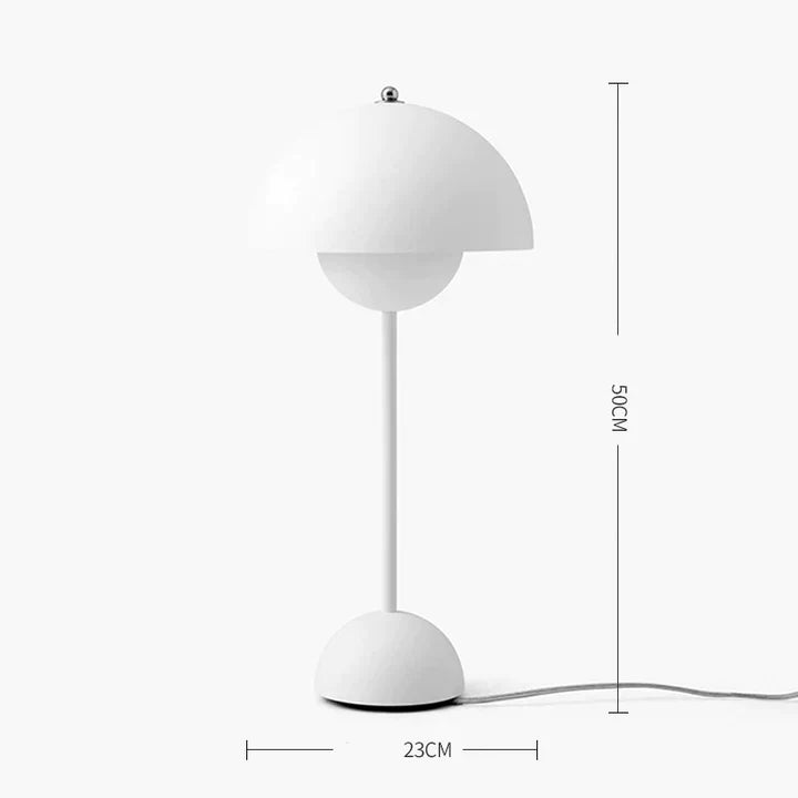 Genopladelig Trådløs Bordlampe med Justerbar Lysstyrke og Farvemuligheder