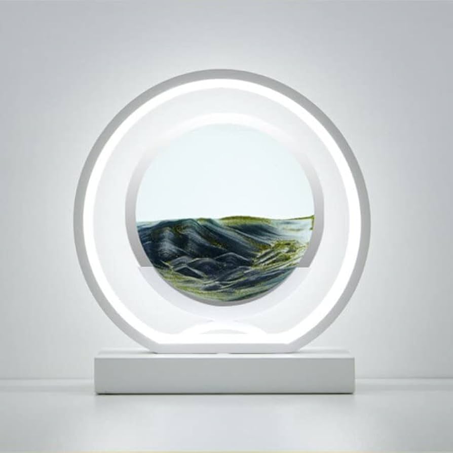 Sandscape LED Lampe med Dynamisk Sandkunst