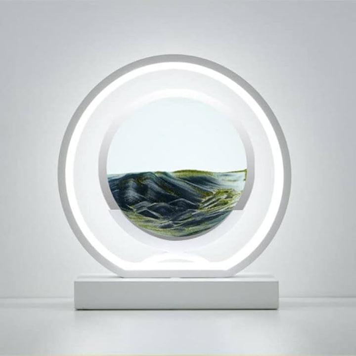 Sandscape LED Lampe med Dynamisk Sandkunst