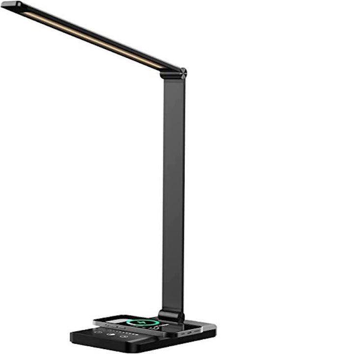 Dæmpbar LED Skrivebordslampe med USB og Touch Kontrol