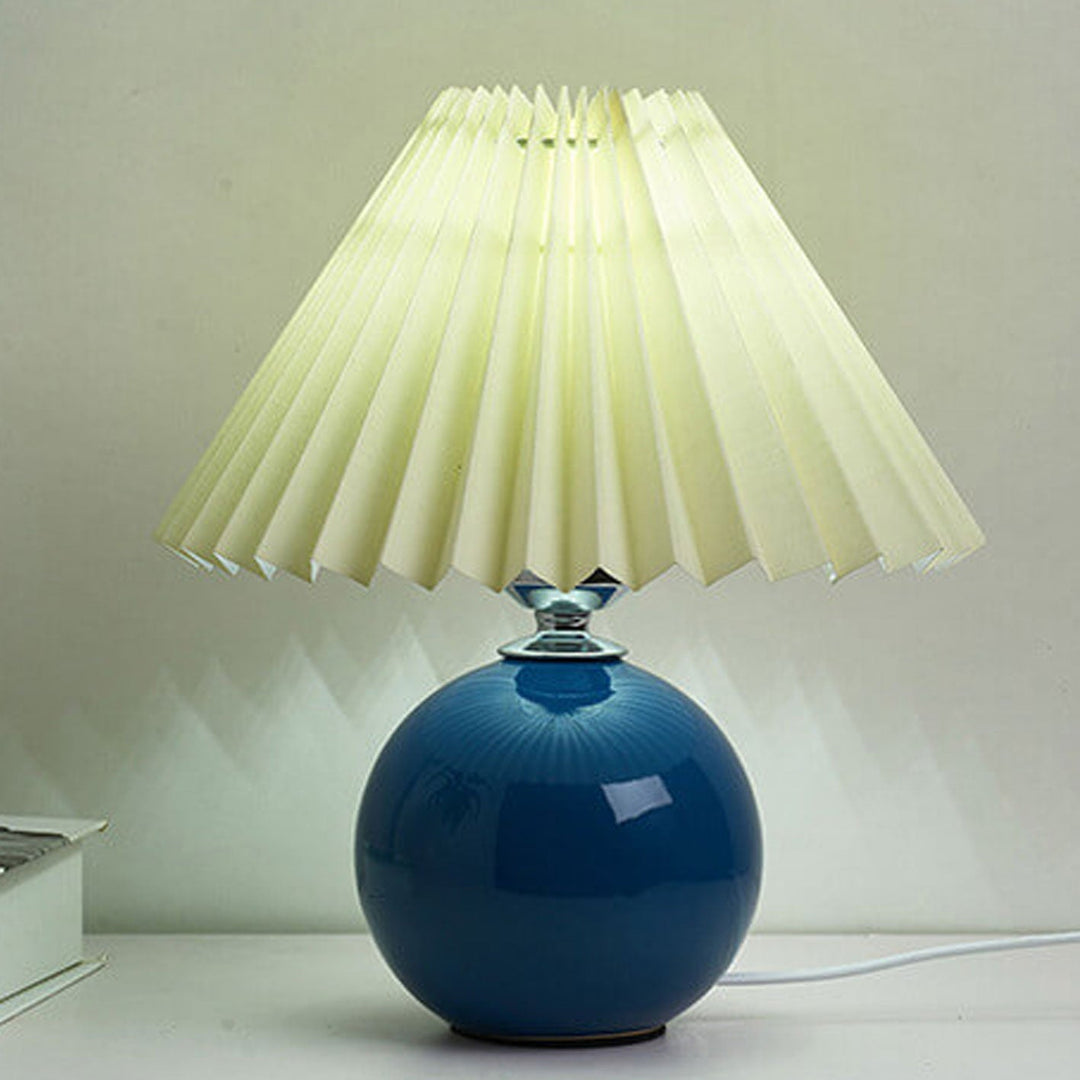 Moderne Keramisk Bordlampe i Flere Farver