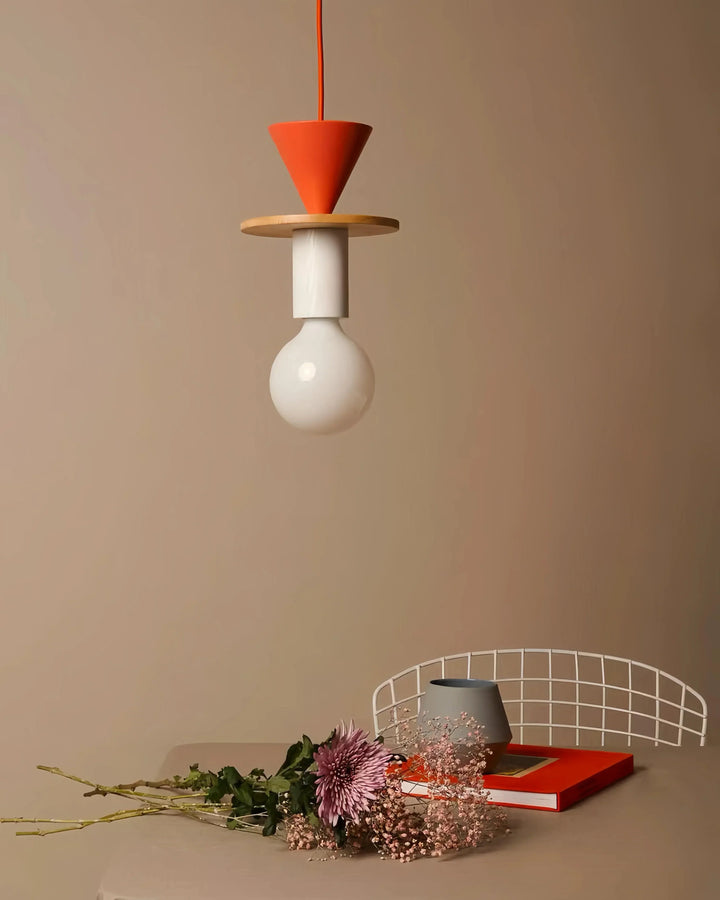 Geometrisk Lysekrone i Metal og Glas - Moderne Design
