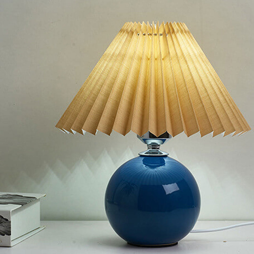 Moderne Keramisk Bordlampe i Flere Farver