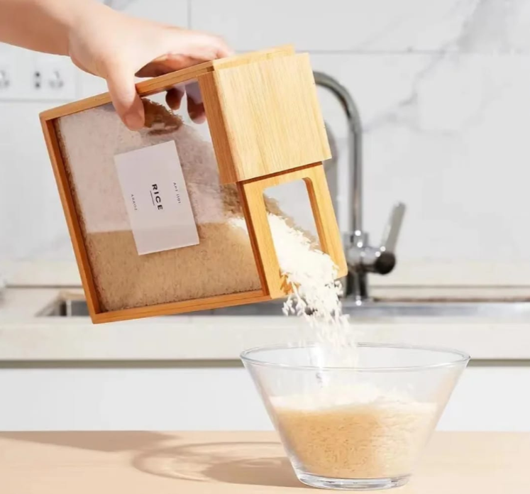 3L Transparent Akryl Fødevare Opbevaringsbeholder