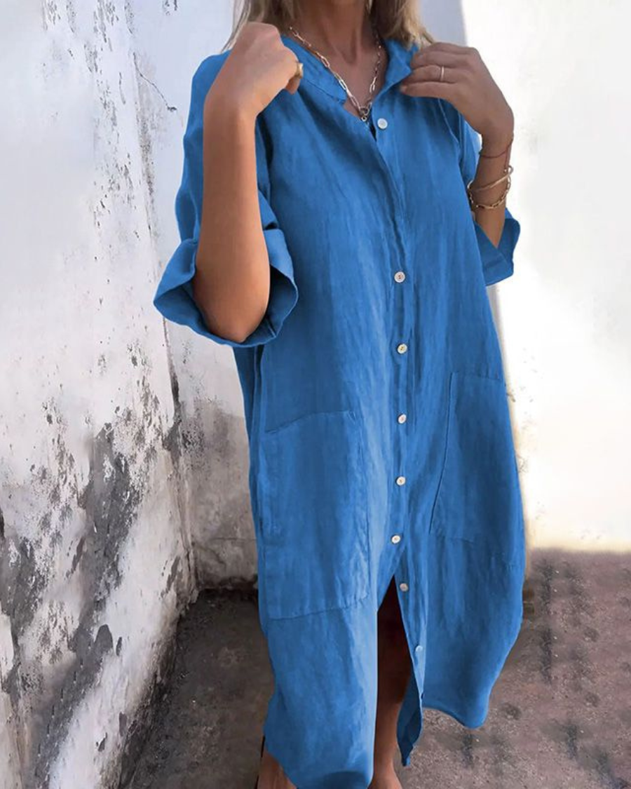 Valerie™ | Boho Skjortekjole