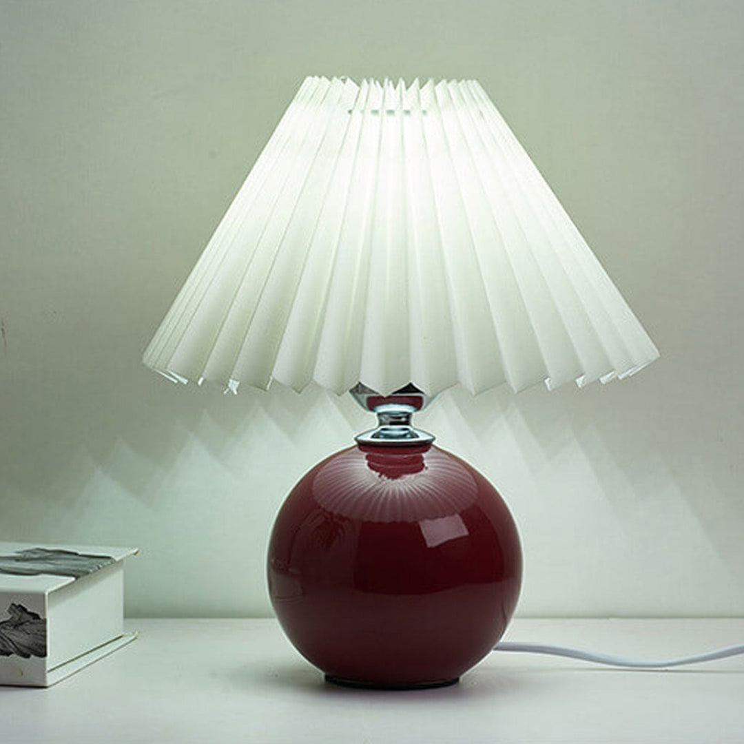 Moderne Keramisk Bordlampe i Flere Farver