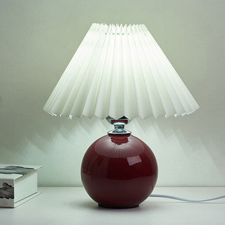 Moderne Keramisk Bordlampe i Flere Farver