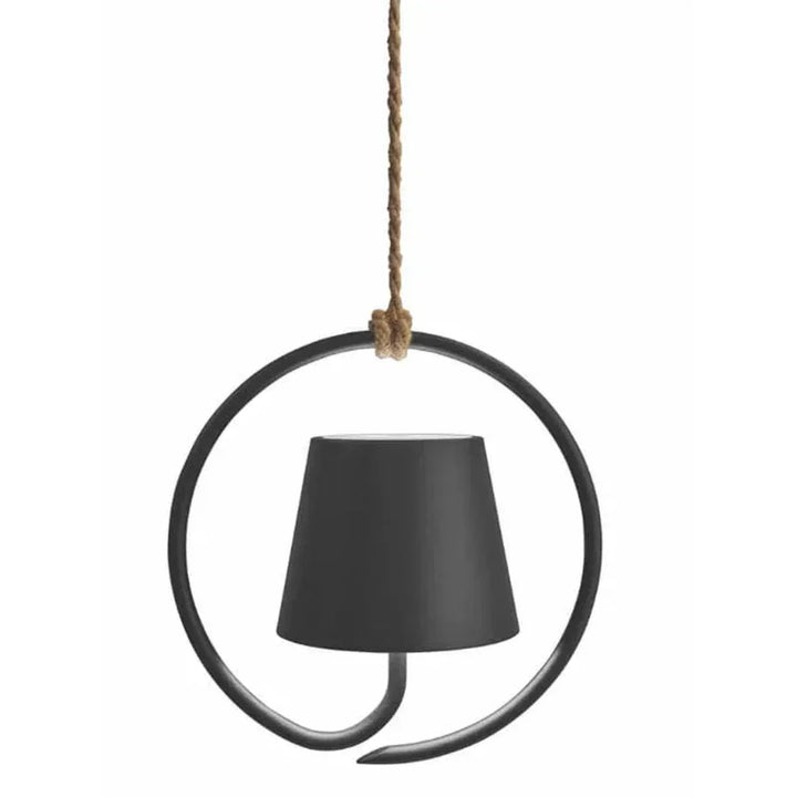 Moderne Metal- og Glaspendellampe med Varm Hvid LED Belysning