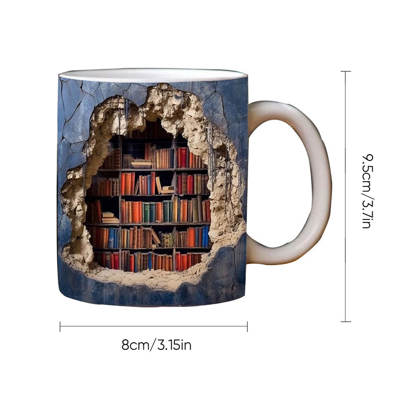 3D Keramisk Bibliotekskrus til Bogelskere