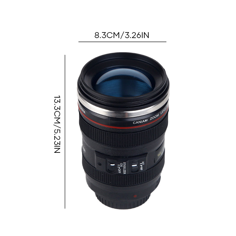 Kamera Linse Kaffe Kop - Isoleret Rejse Kop til Fotografer