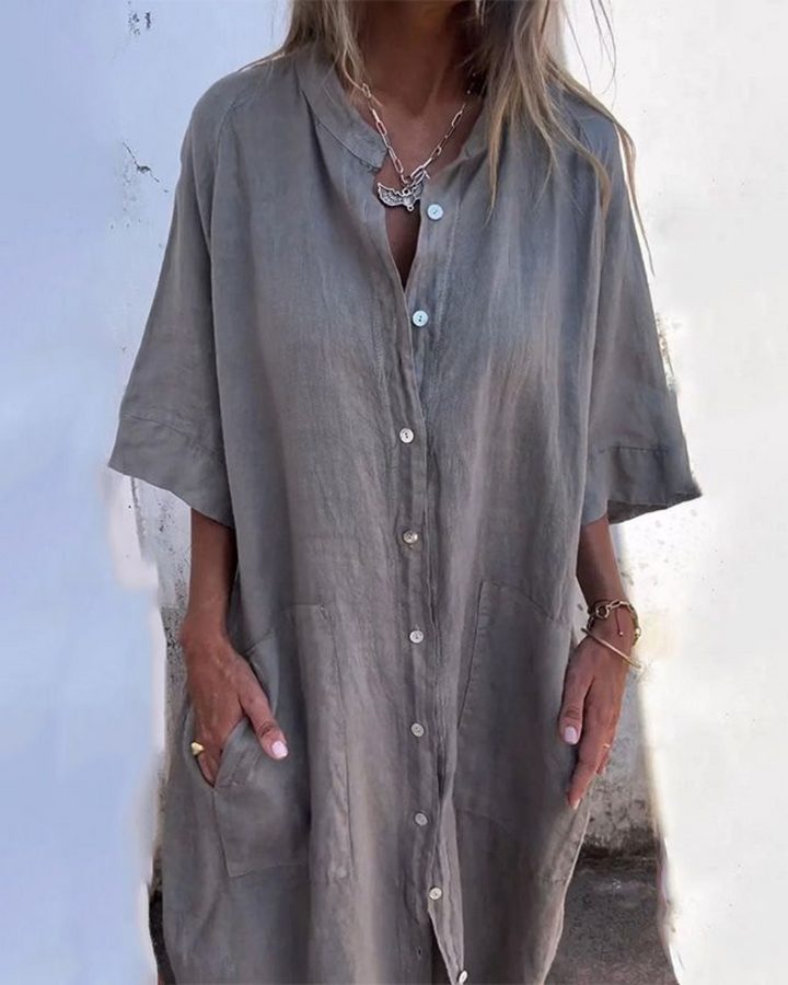 Valerie™ | Boho Skjortekjole