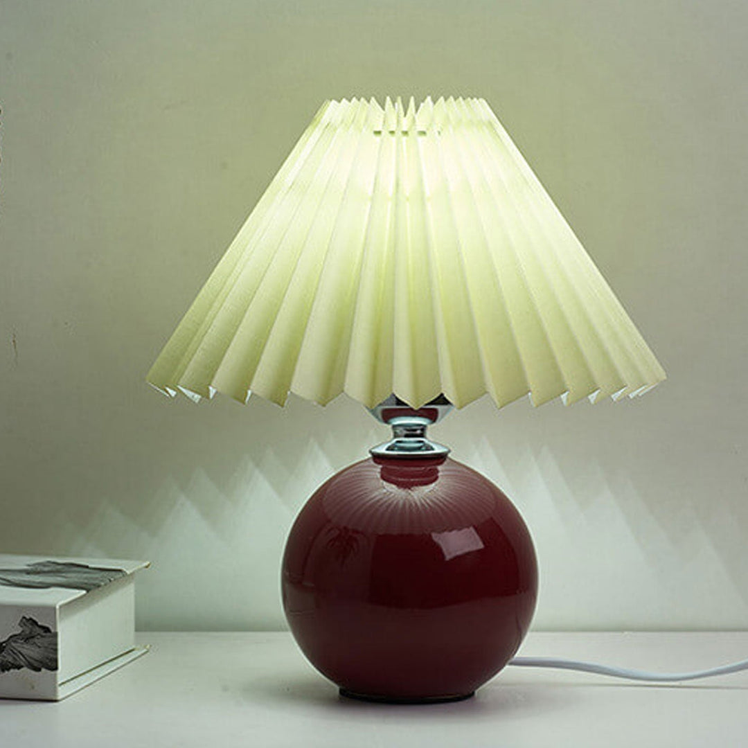 Moderne Keramisk Bordlampe i Flere Farver