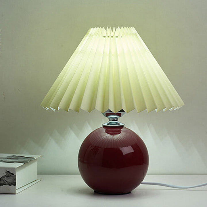 Moderne Keramisk Bordlampe i Flere Farver