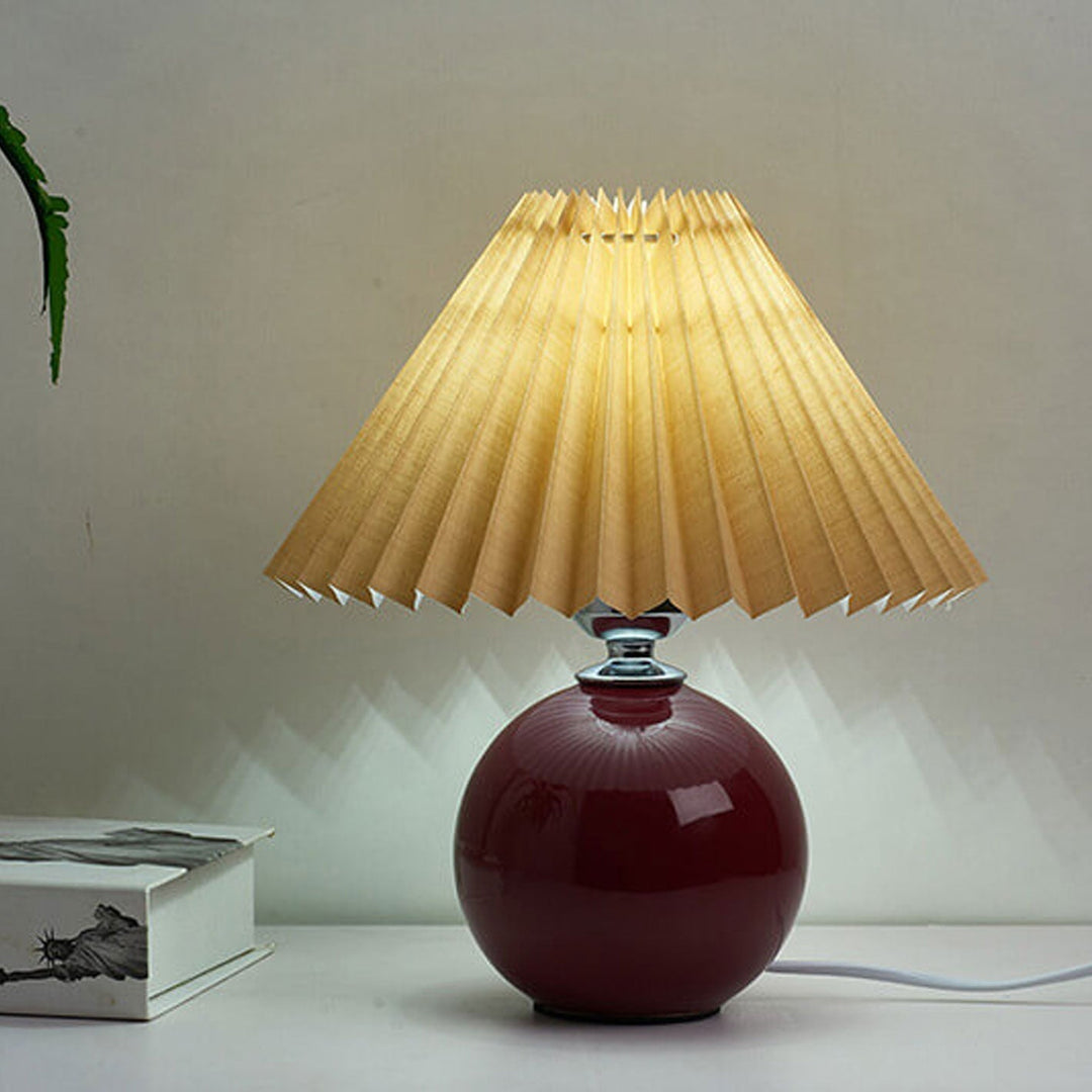 Moderne Keramisk Bordlampe i Flere Farver