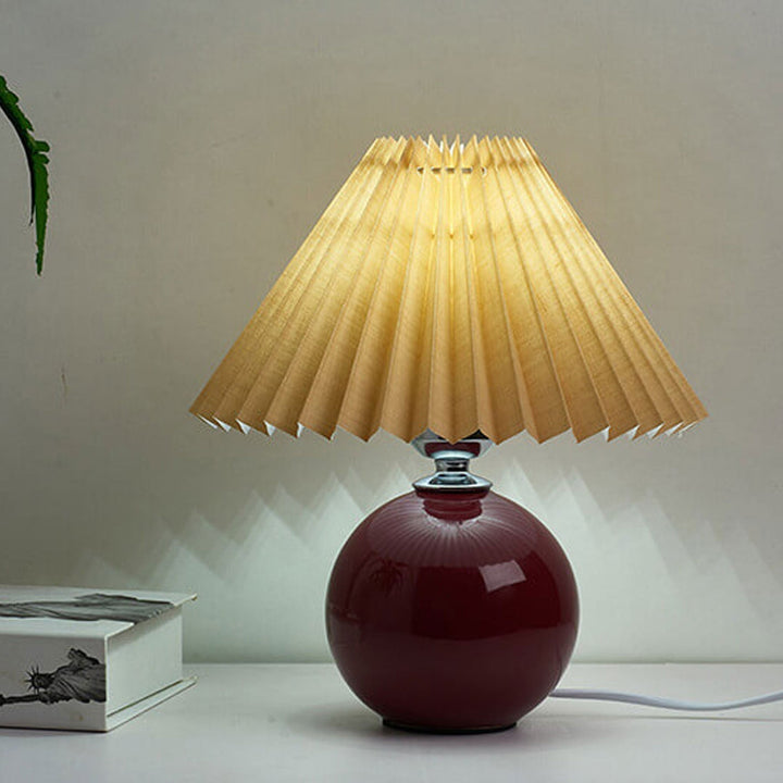 Moderne Keramisk Bordlampe i Flere Farver