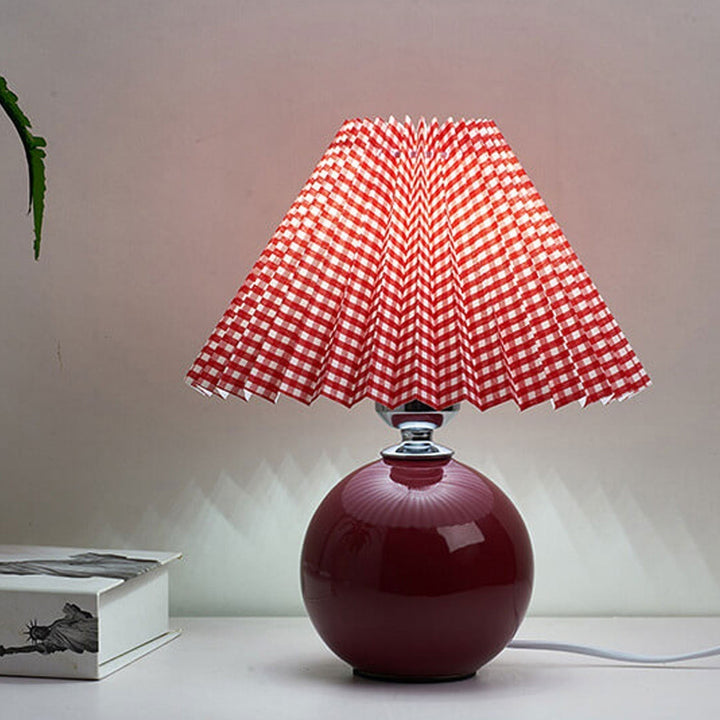 Moderne Keramisk Bordlampe i Flere Farver