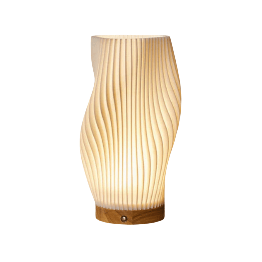 Designer LED Bordlampe med Justerbar Lysstyrke og Dobbelt Lysfarve