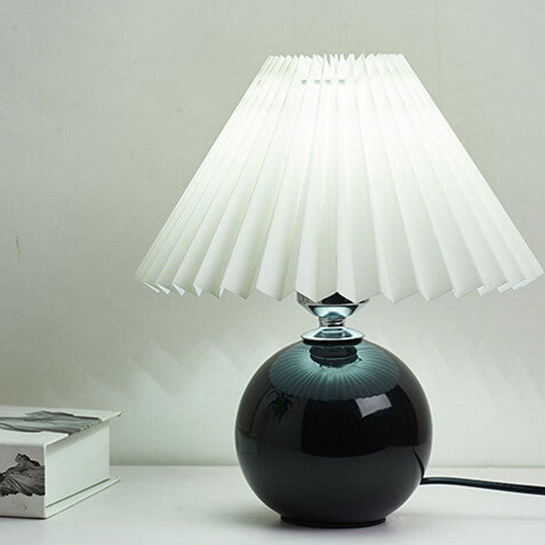 Moderne Keramisk Bordlampe i Flere Farver