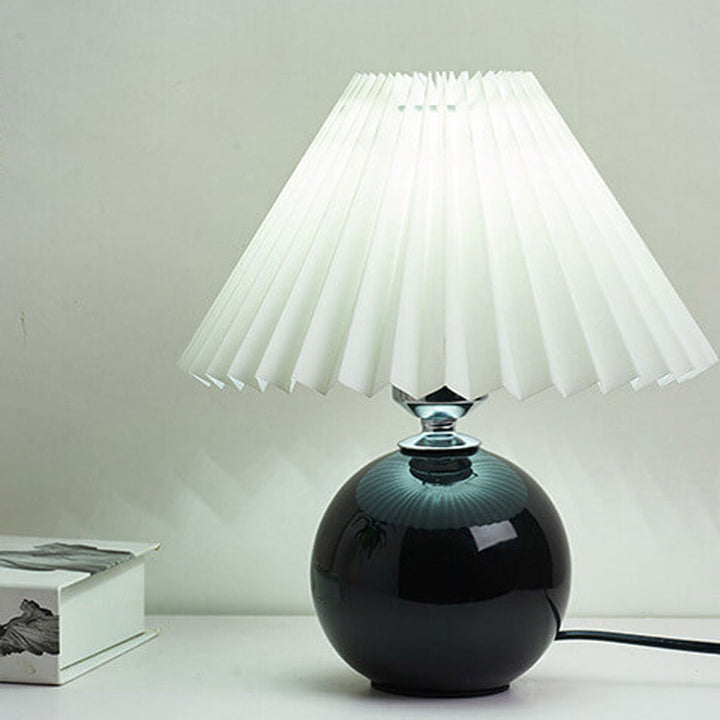 Moderne Keramisk Bordlampe i Flere Farver