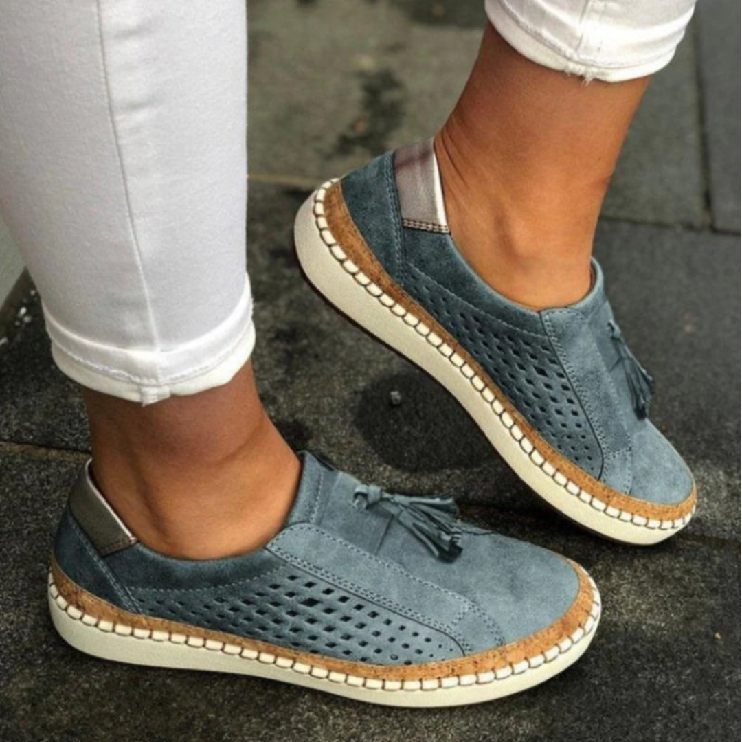 Karin | Dame Perforerede Slip-On Casual Sneakers