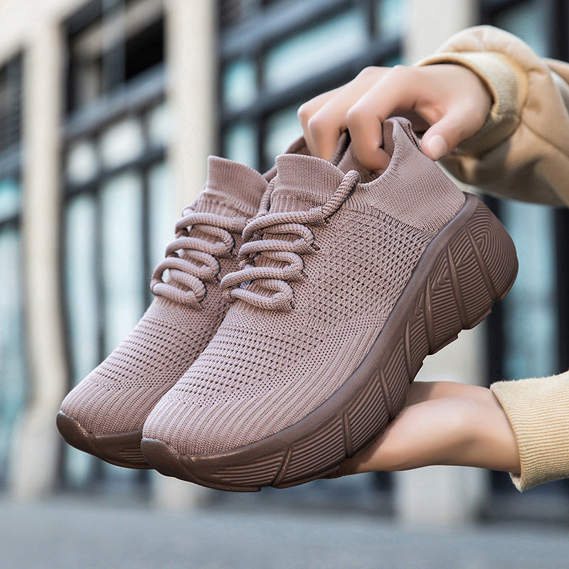Chunky sneakers til kvinder med kraftig sål