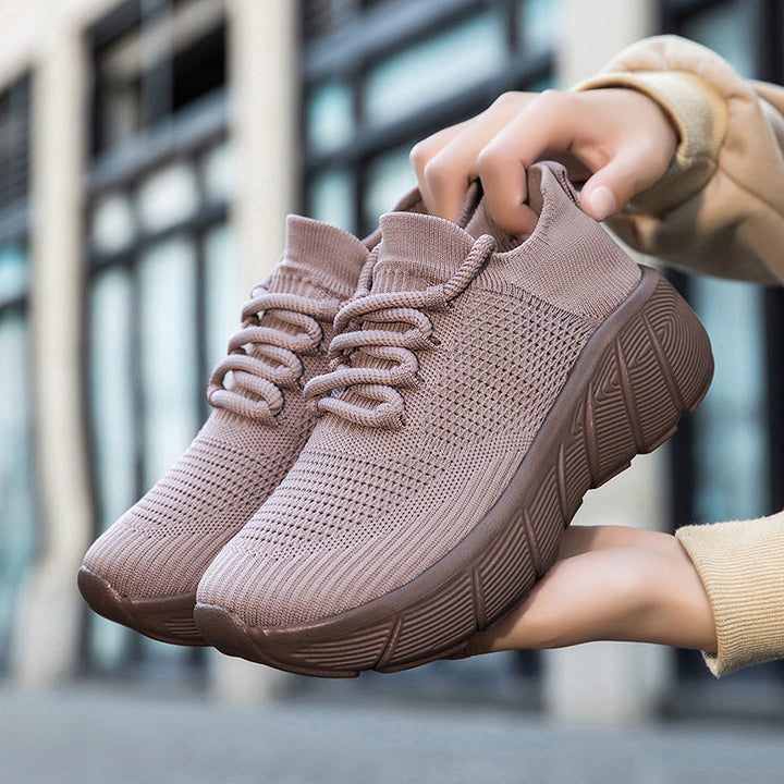 Chunky sneakers til kvinder med kraftig sål