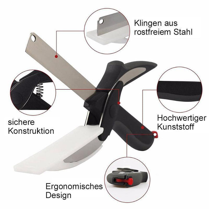 Alsidig Køkkensaks i Rustfrit Stål med Komfortable Håndtag