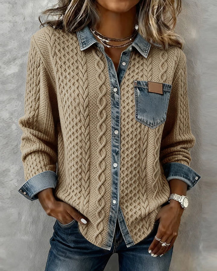 "Flora™ | Langærmet Bluse"
