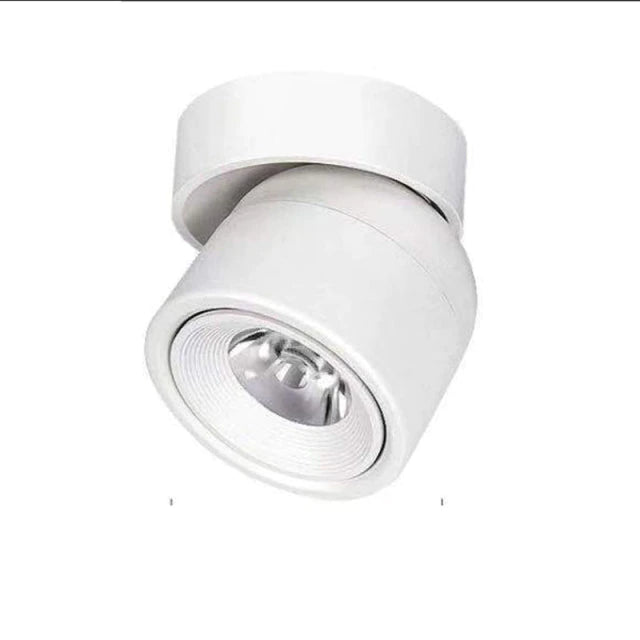 Dæmpbar Minimalistisk LED Spotlys med 340-Grad Rotation i Aluminium
